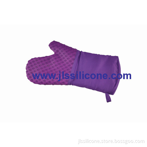 Cotton Filled Silicone Oven Mitts Glove And Pot Holders